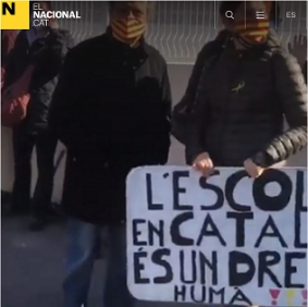 Manifestació a Perpinyà per reclamar més ensenyament de català