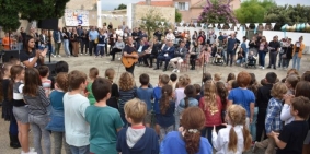 La Semaine du Roussillon: Ponteilla-Nyls: inauguration de la Placeta et du Camí de La Bressola